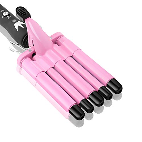 Hair Curler with Three Barrels